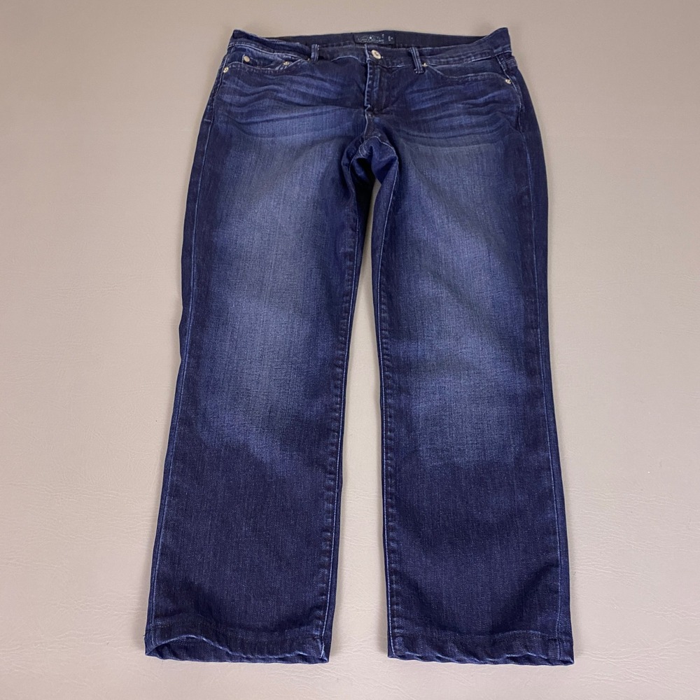 Lucky Brand Sweet N Straight Jeans Women's 10/30 Blue Dark Wash Ankle Denim‎